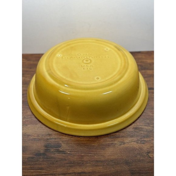 Vintage Los Angeles Potteries Ovenware Harvest Mushrooms Dish Ware‎ 1971 USA - Picture 3 of 12